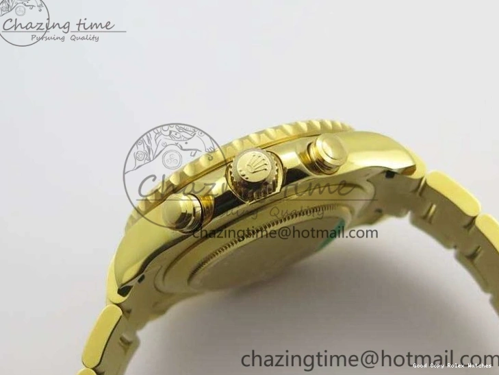 Best AAA Replica Sites Edition 3577 Bracelet II YG On YachtMaster YG Cozy 116688 Ceramic Bezel Best A White 1:1 Blue Dial JF 1224